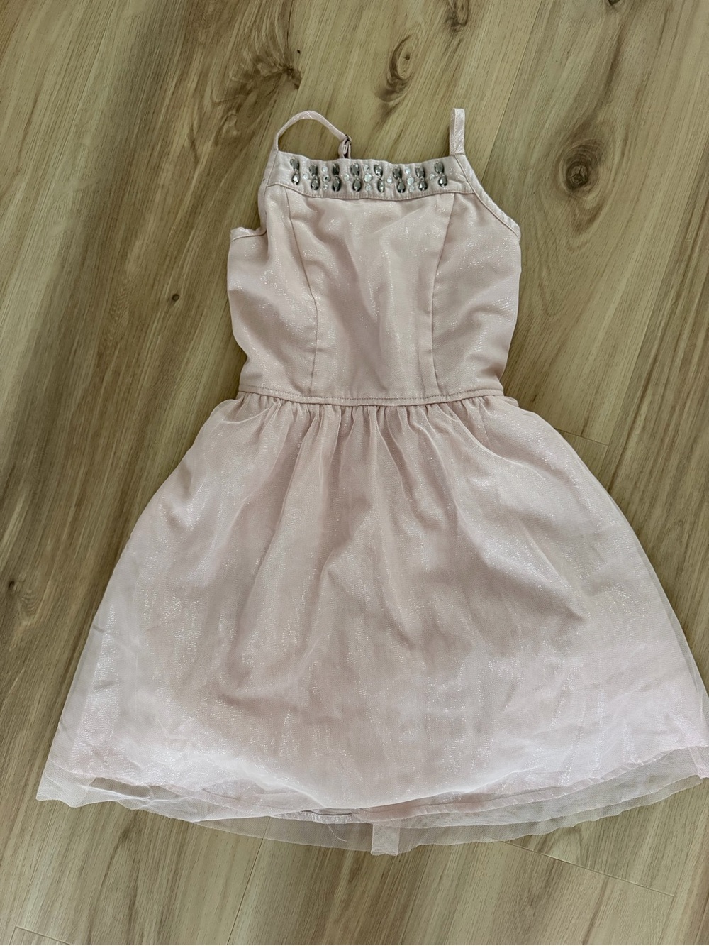 abercrombie kids Light Pink Sparkle Tulle Party Dress